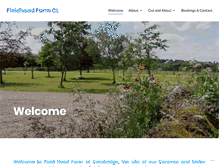 Tablet Screenshot of fieldheadfarmcombridge.co.uk